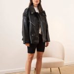 CAZADORA EFECTO PIEL JACKLYN - negro - xs-s