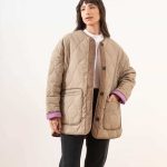 BOMBER ACOLCHADA KRIS - tostado - xs-s