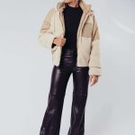 CAMPERA BORREGUILLO COMBINADA JULIANNE - beige - s