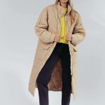 CAMPERA ACOLCHADA LARGA LYNNETTE - beige - s
