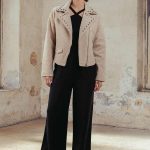 CHAQUETA OJALILLOS RHONDA - beige - s