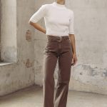 JEANS WIDE CINTO HOLLY - tostado - 24