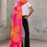 BUFANDA JACQUARD AVOCADO - rosa - unico