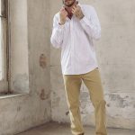 CAMISA SLIM BUXTON - blanco-rayas - xxl