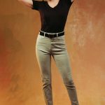 JEANS SKINNY LEIZA - verde - unico