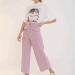 PANTALON CLOE - m - lila