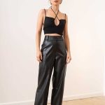 CROP TOP BRICE - negro - s
