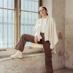PONCHO PUNTO MARLENE - off-white - unico