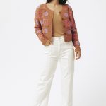 CARDIGAN CROCHET SIERRA - toffee - s