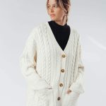 CARDIGAN PUNTO TWILA - off-white - xs-s