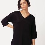 JERSEY PUNTO METALIZADO MANGAREVE - negro - s