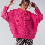 SWEATER PUNTO LETITIA - rosa - xs-s