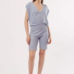 TOP PUNTO HILO METALIZADO JANNIE - lavanda - s