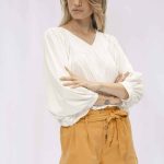 SHORT LIANA - mostaza - s