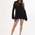 JERSEY PUNTO HILO METALIZADO JO - negro - s