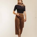 JEANS ADARA - marron - 24