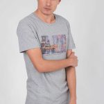 T SHIRT M/C BALTRA W9 TAXI - gris - l