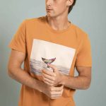T SHIRT LANDER - mostaza - m