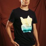 T SHIRT M/C LANDER OCEANS - negro - l