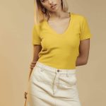 T SHIRT M/C KAILANI - amarillo - l