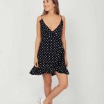 VESTIDO CORTO - multicolor-lunares - xl