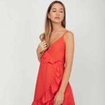 VESTIDO CORTO - rojo - l