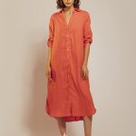 VESTIDO OZAKA - coral - m-l