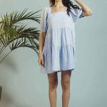 VESTIDO MEL - celeste - s