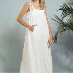 VESTIDO OPERA - blanco - s