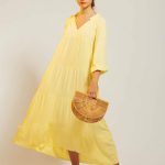 VESTIDO MEENA - amarillo - l
