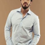 CAMISA NORONHA - celeste - m