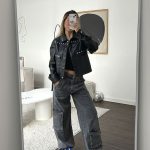 CHAQUETA EFECTO PIEL JANELL - negro - s