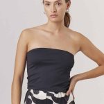 CROP TOP SIN MANGAS KARLA - negro - s