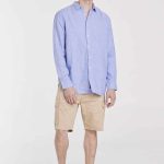 CAMISA REGULAR DAG - azul-rayitas - s