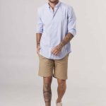 CAMISA REGULAR ALBERTO - celeste-rayas - xxl