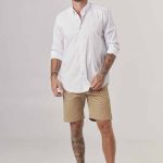 CAMISA REGULAR ALBERTO - blanco-rayas - xl