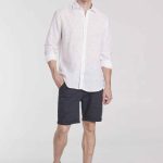 CAMISA SLIM HALTON - blanco-beach - s