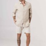 BERMUDA LINO MANUEL - beige - 34