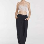 PANTALON FLEUR - negro - s