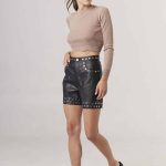 BERMUDA PU NIKKI - negro - s