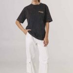 TSHIRT ALGODON LEILA - negro - s