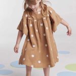 VESTIDO BORDADO LIME - tostado - 2-3