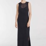 VESTIDO PUNTO CROCHET TAMARA - negro - xs-s
