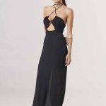 VESTIDO CUT OUT KRISTA - negro - s